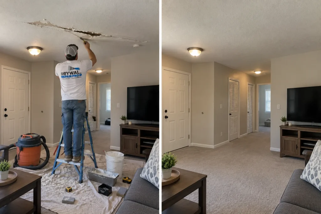 Drywall repair project photo 5
