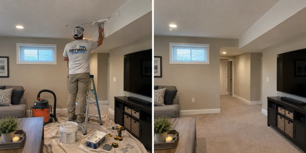 Drywall repair project photo 7