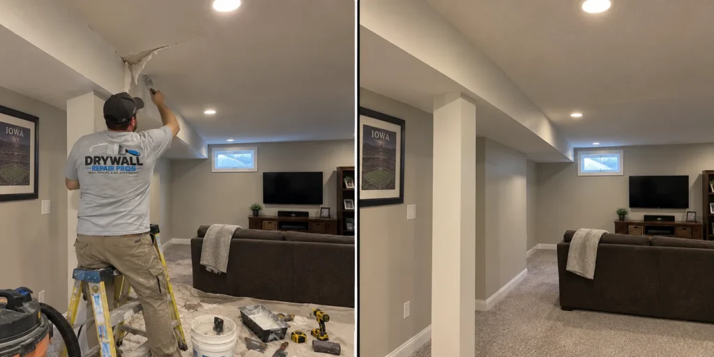 Drywall repair project photo 9