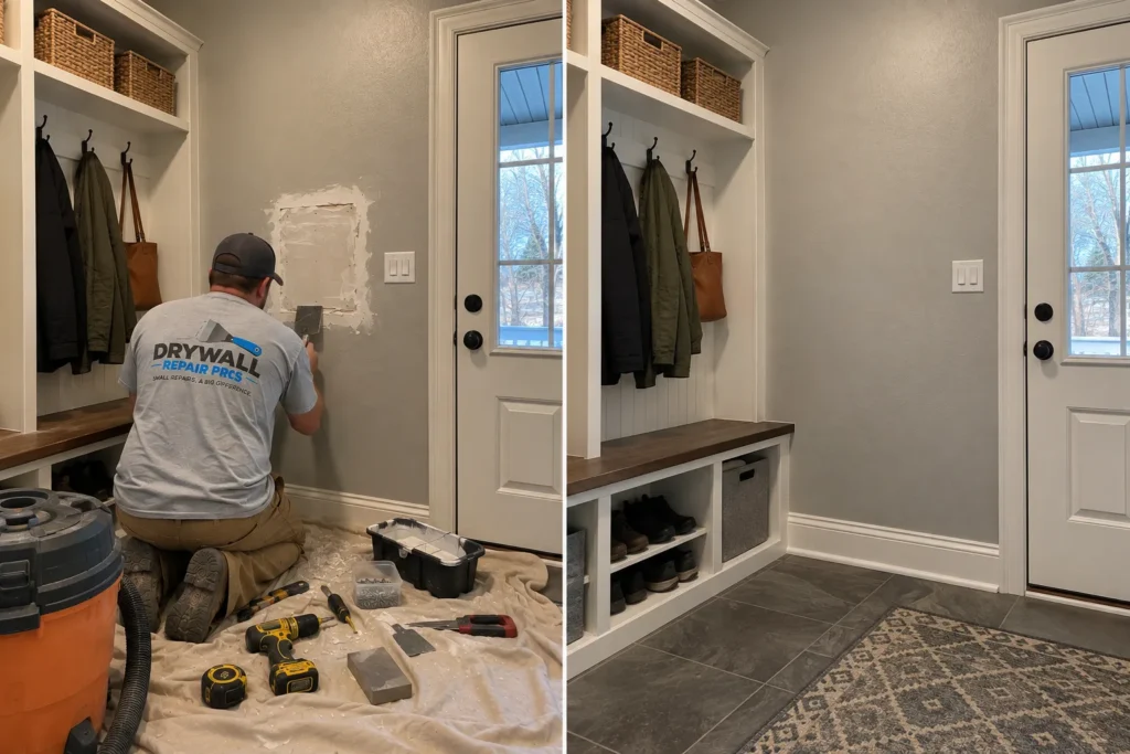 Drywall repair project photo 10