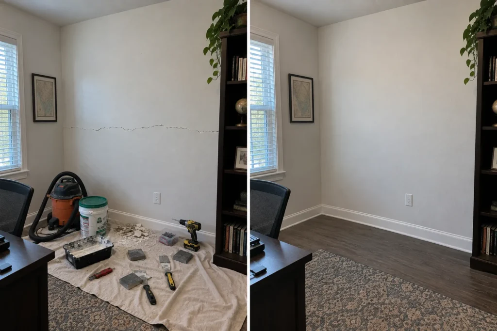 Drywall repair project photo 18