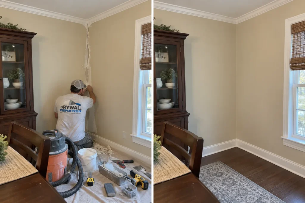 Drywall repair project photo 22