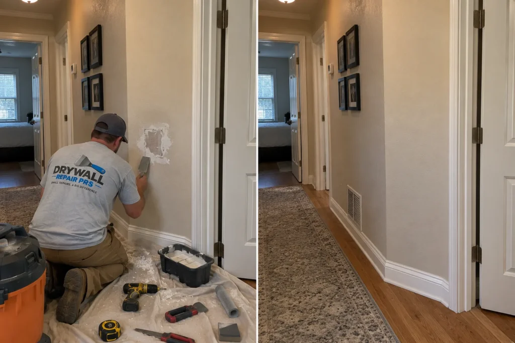 Ceiling Repairs drywall repair work
