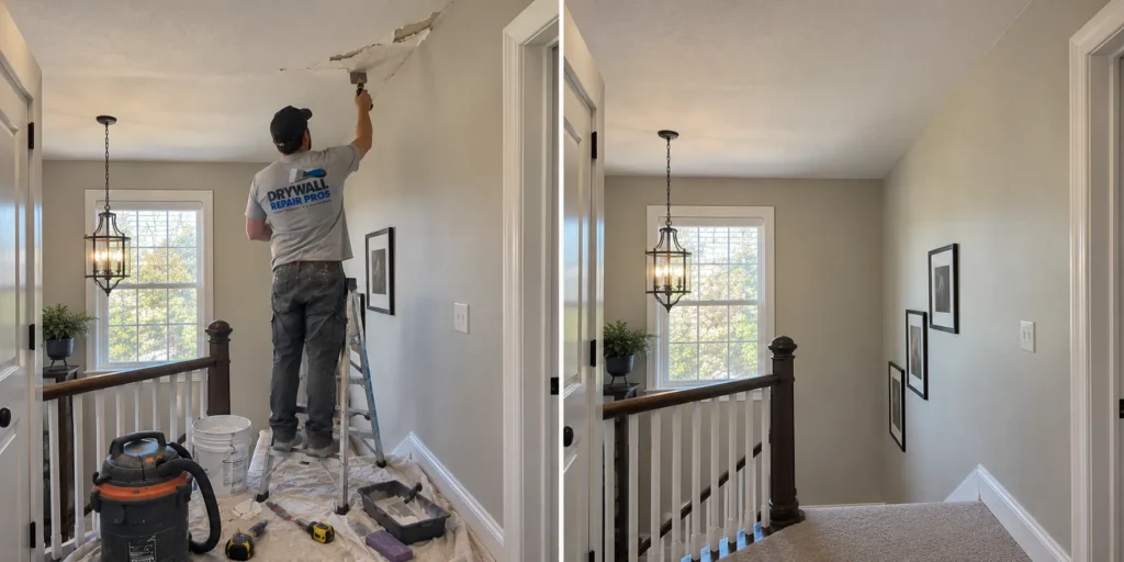 About Drywall Repair Pros drywall repair work