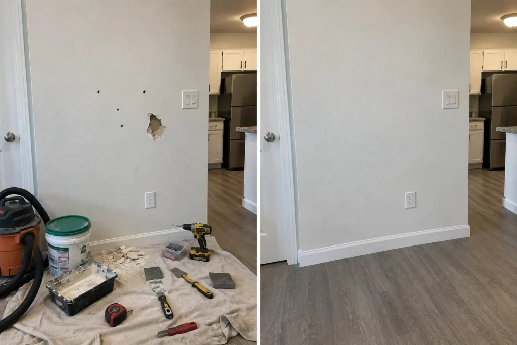 Drywall repair project photo 45