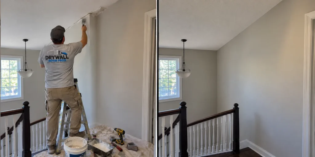 Drywall repair project photo 48