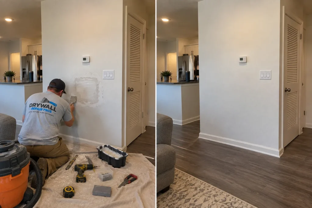 Drywall repair project photo 54