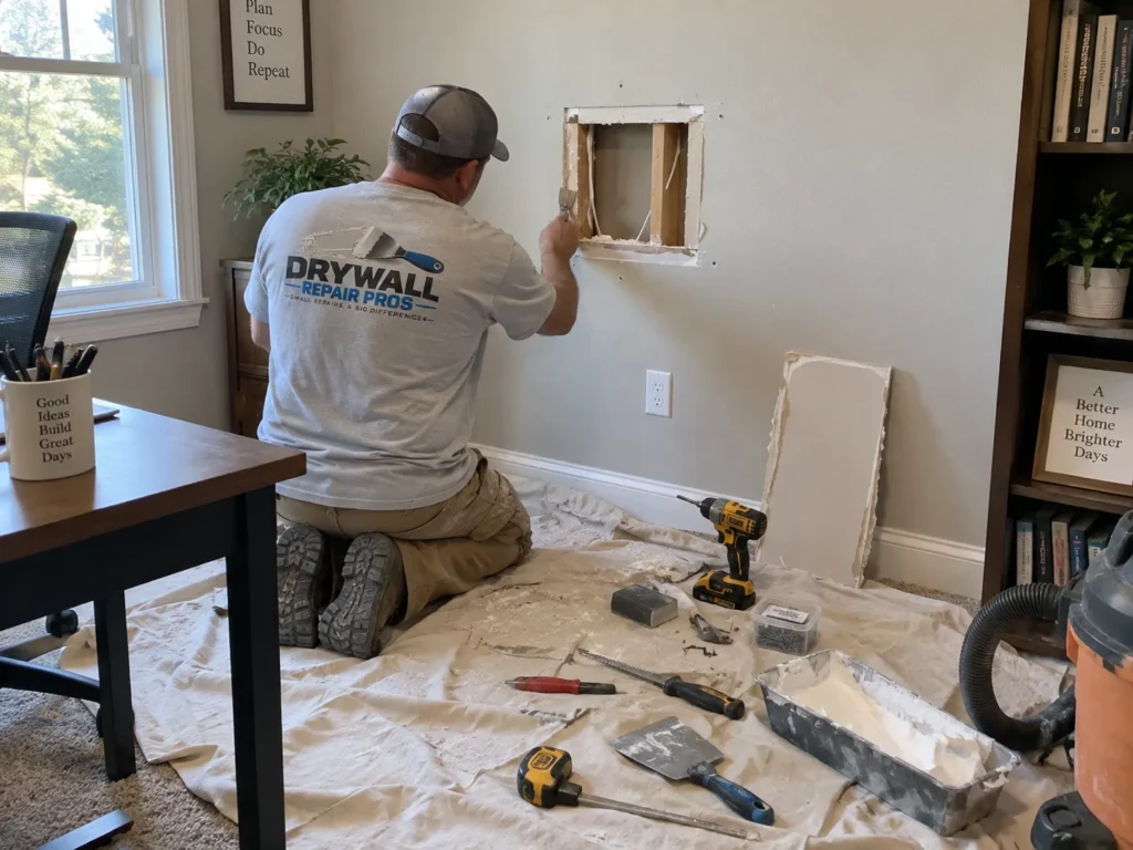 Drywall repair project photo 57