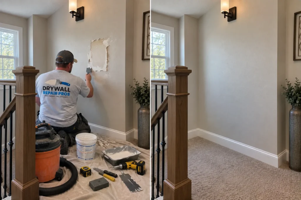 Drywall repair project photo 58