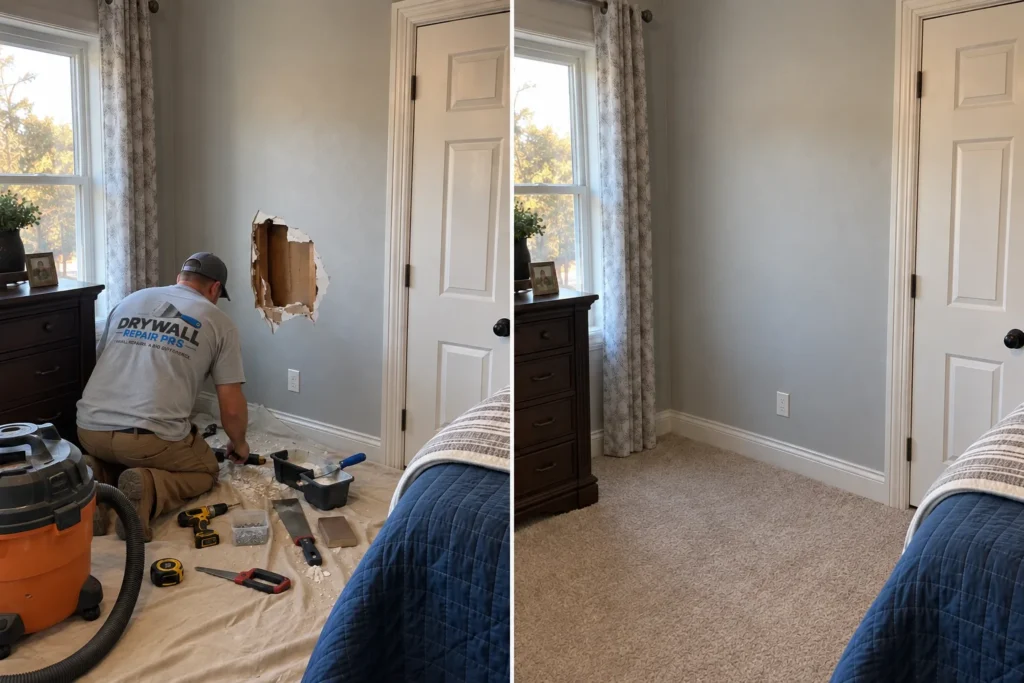 Drywall repair project photo 60