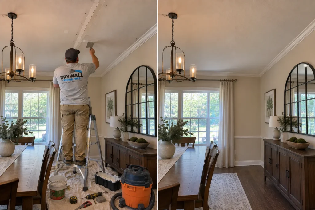 Drywall repair project photo 61