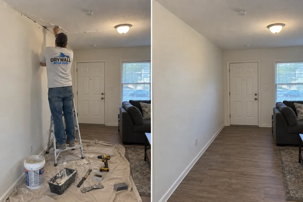 Drywall repair project photo 63