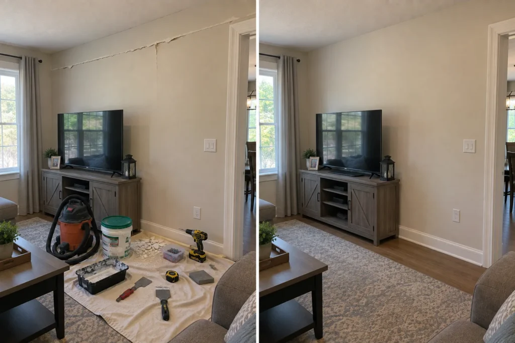 Drywall repair project photo 64