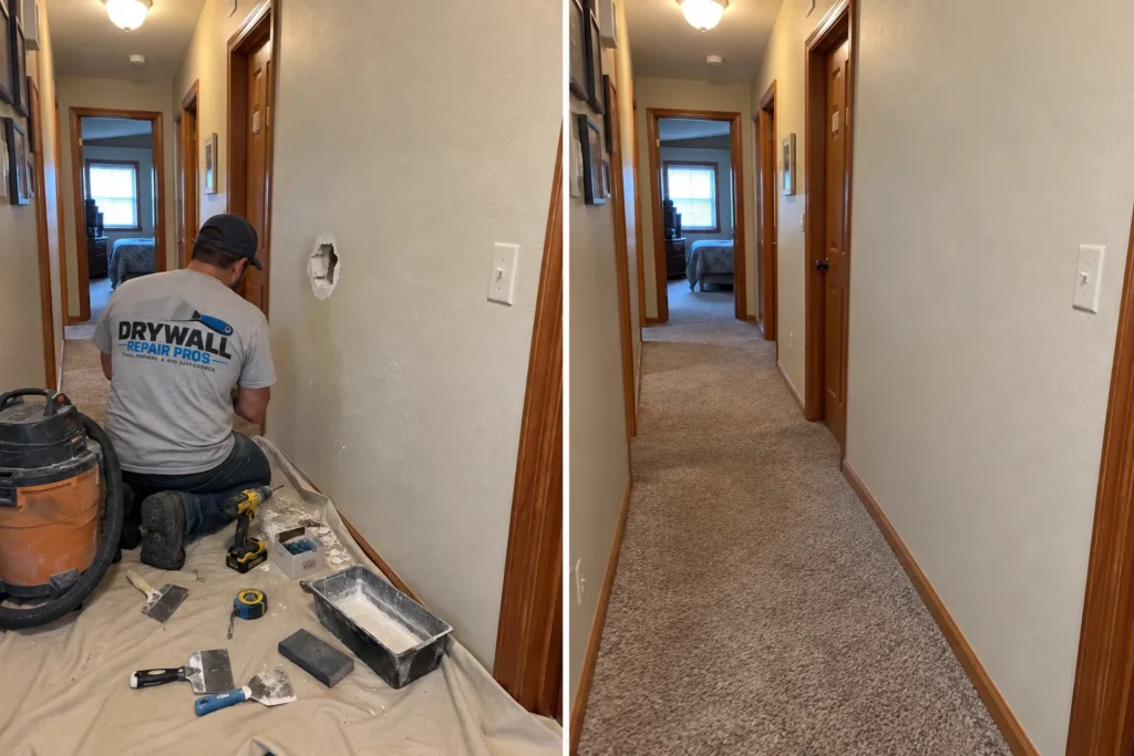 Drywall repair project photo 69