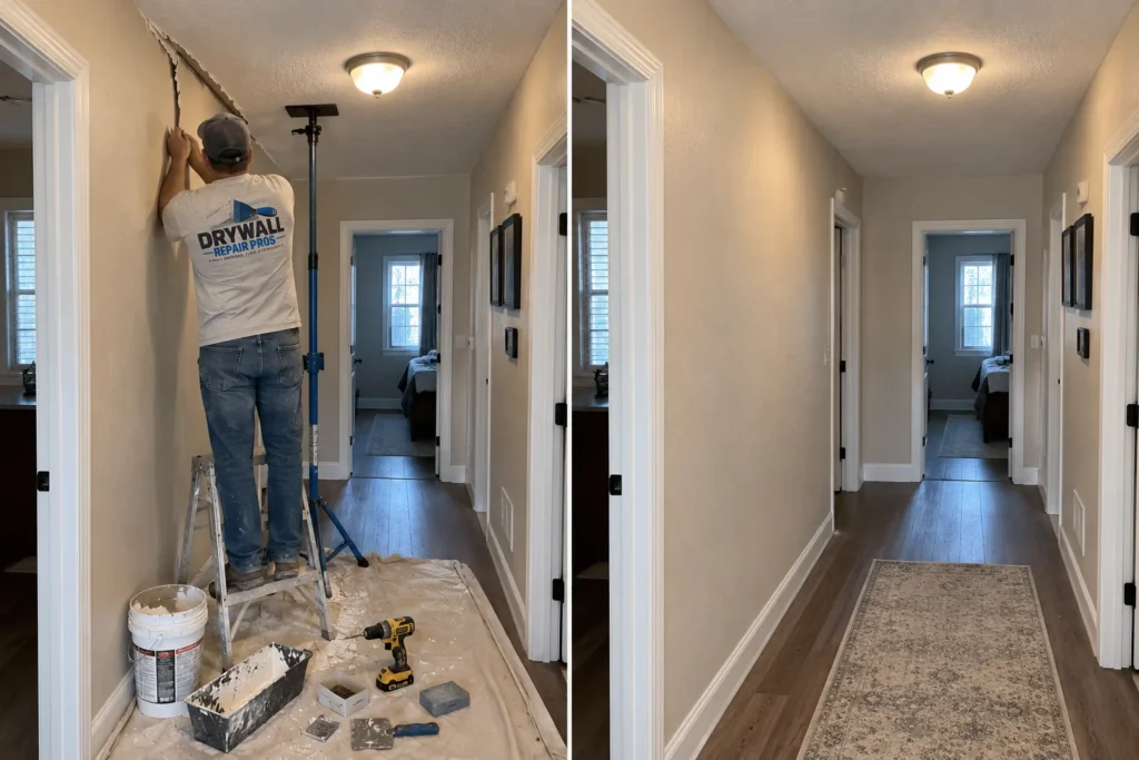 Drywall repair project photo 70