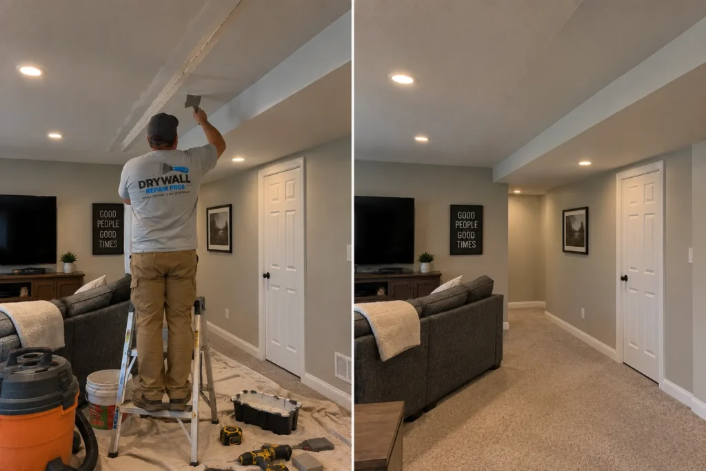 Drywall repair project photo 79