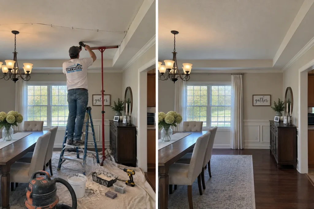 Drywall repair project photo 91