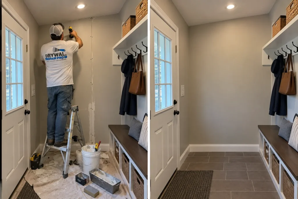 Drywall repair project photo 92