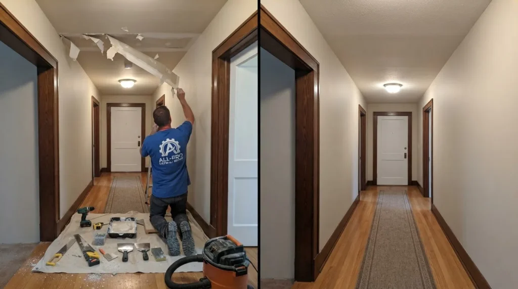Drywall repair project photo 93