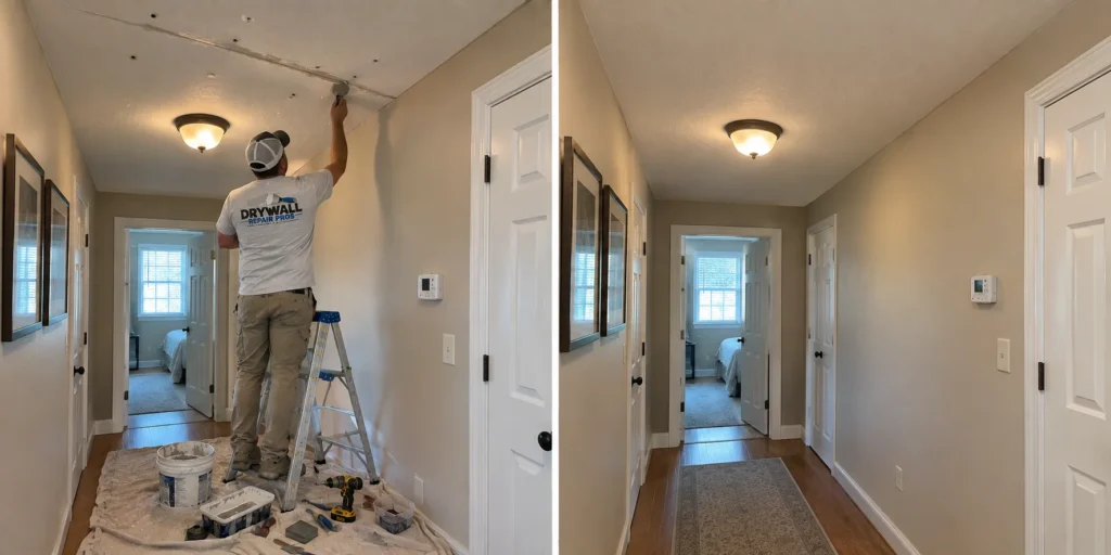 Drywall repair project photo 98