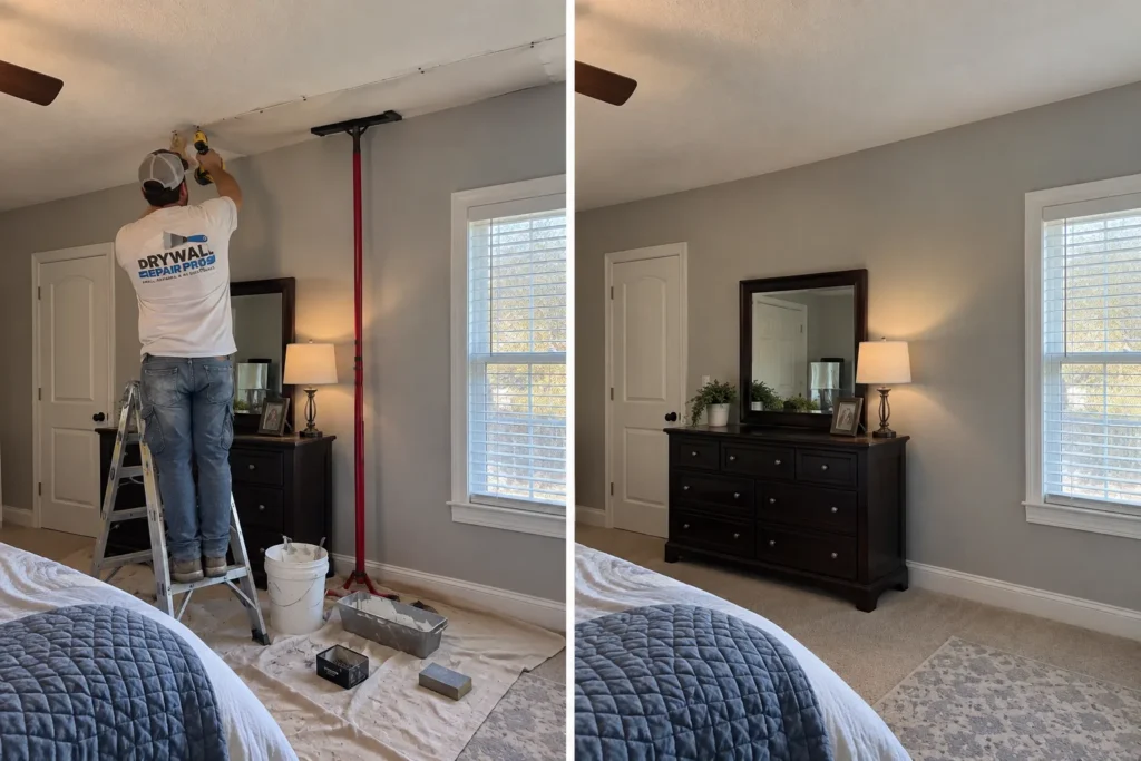 Drywall repair project photo 101