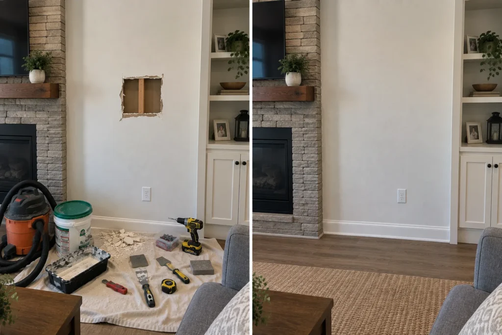 Drywall repair project photo 102