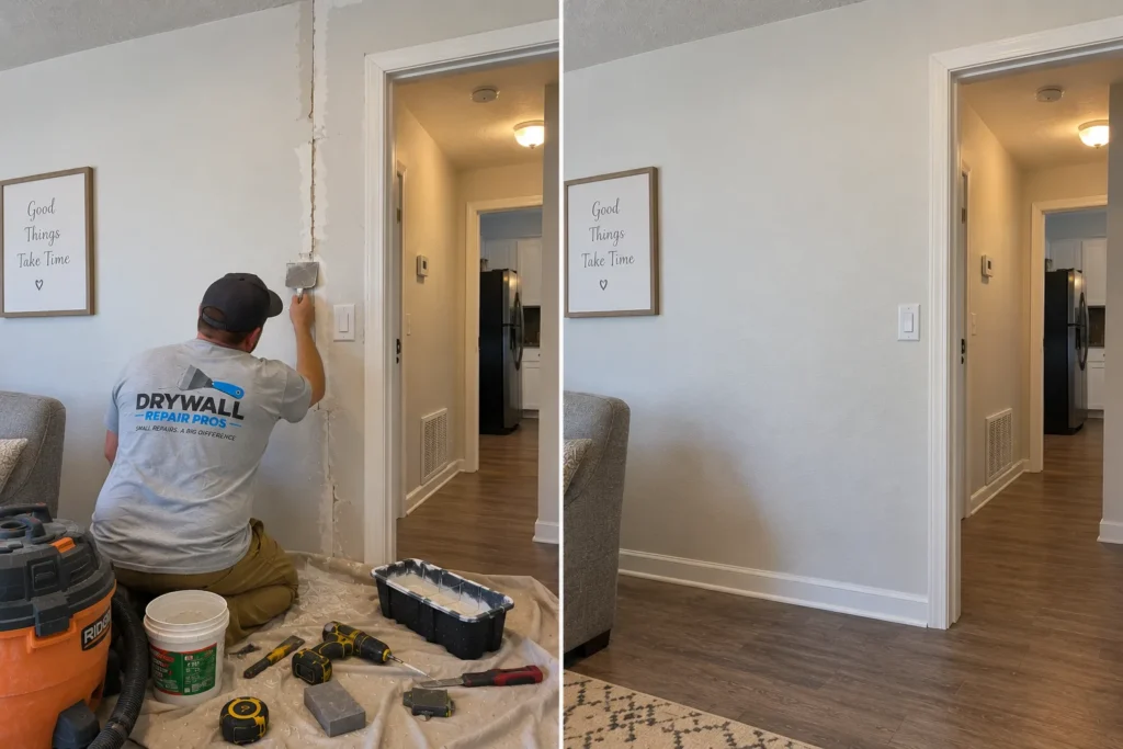 Drywall repair project photo 103