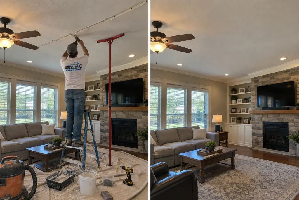 Drywall repair project photo 105