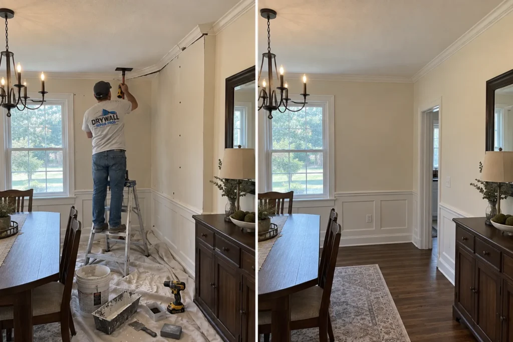 Drywall repair project photo 106