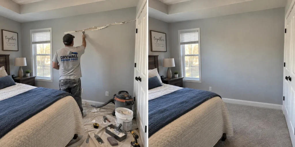 Drywall repair project photo 107
