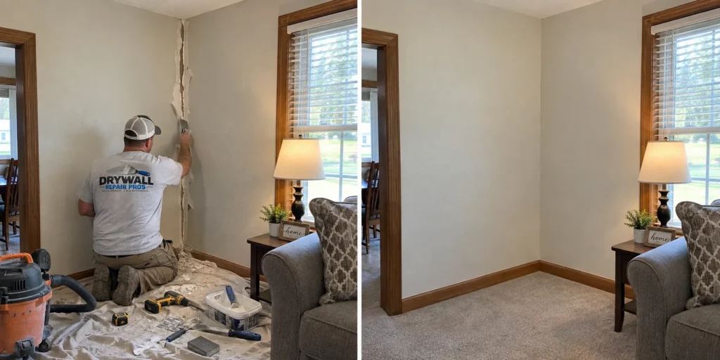 Drywall repair project photo 109