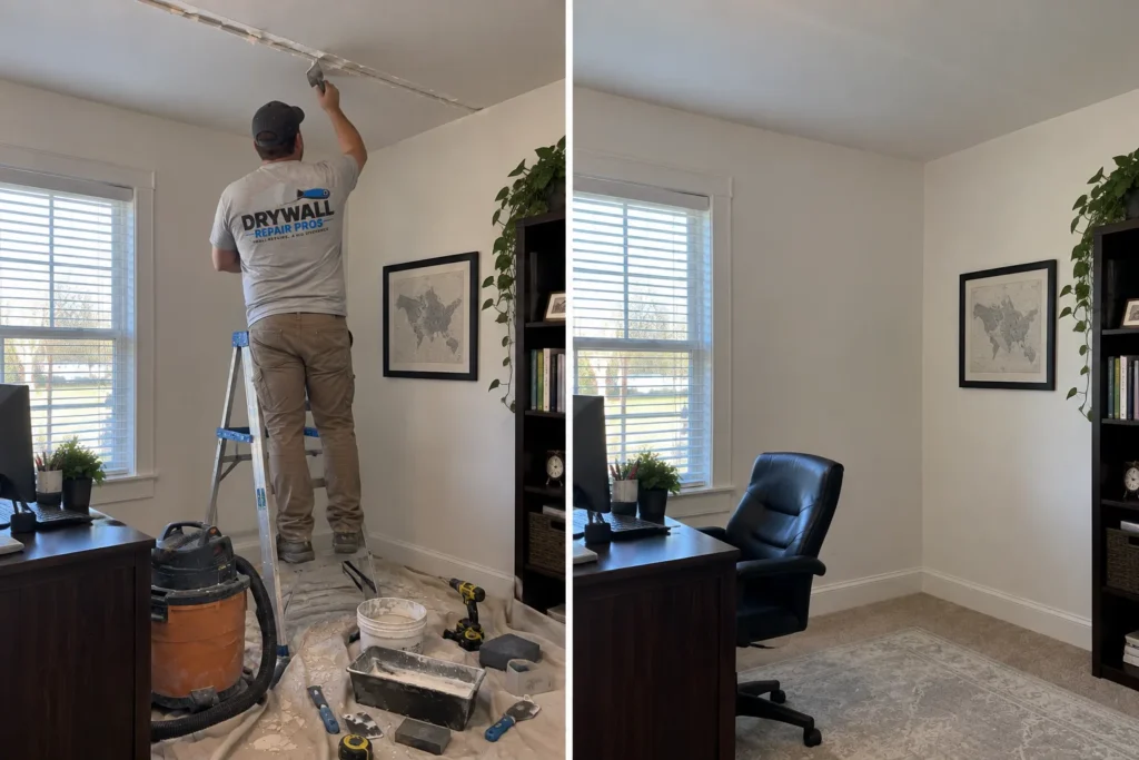 Drywall repair project photo 114