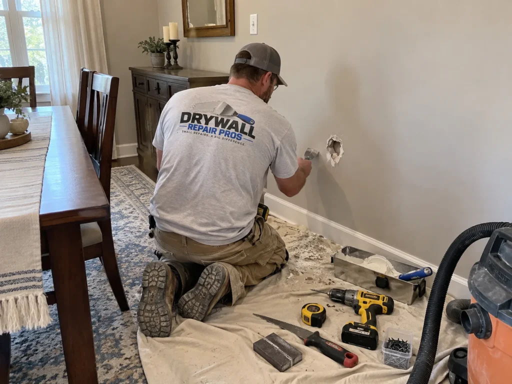 Drywall repair project photo 116